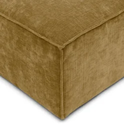 Hocker small Segment be cotton mustard
