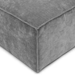 Hocker small Segment be cotton grey