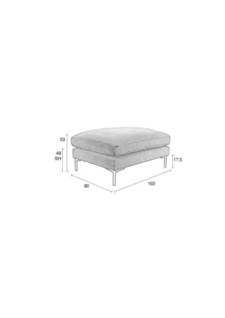 Hocker Summer Antraciet