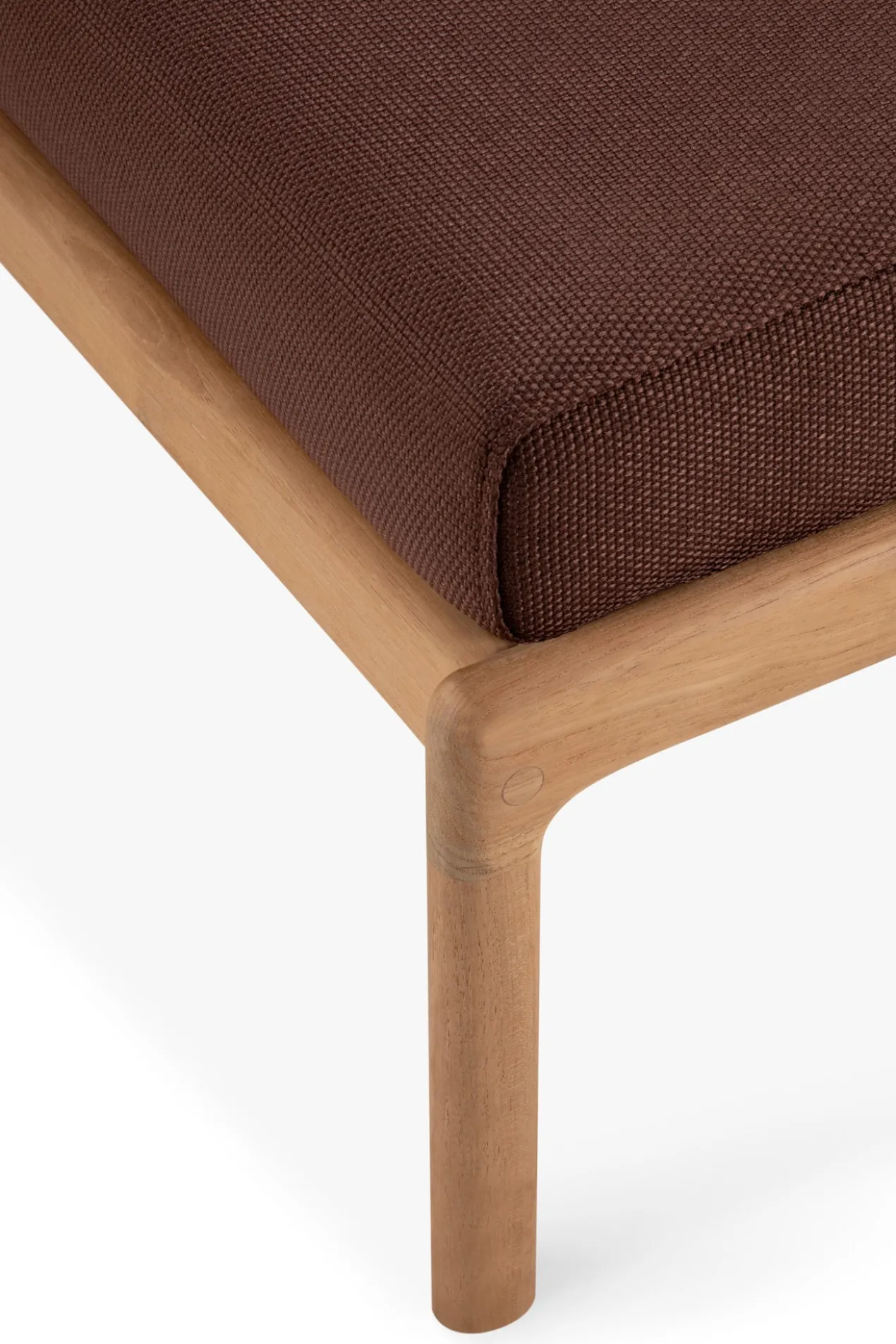 Hocker Teak Jack outdoor burgundy