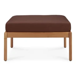 Hocker Teak Jack outdoor burgundy
