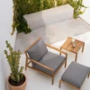 Hocker Teak Jack outdoor mocha