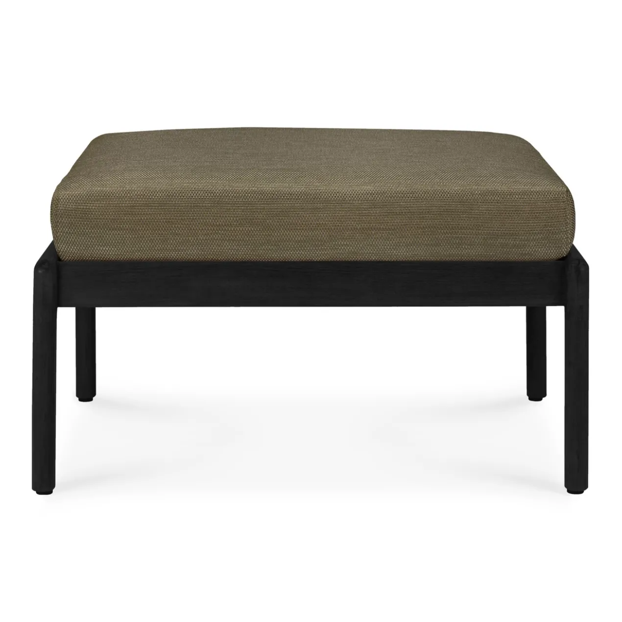 Hocker Teak Jack outdoor zwart green