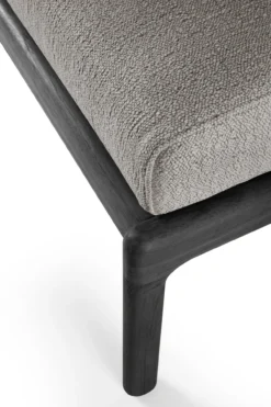 Hocker Teak Jack zwart mocha