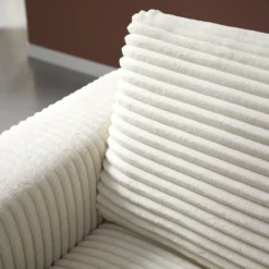 Hoekbank Avero crème chaise longue rechts