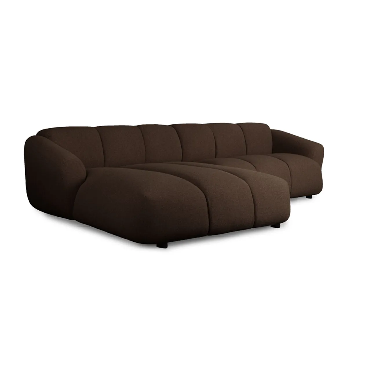 Hoekbank Bollo divan links lake brown