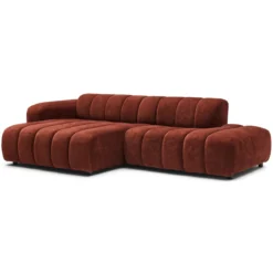 Hoekbank Dolce S home burgundy links