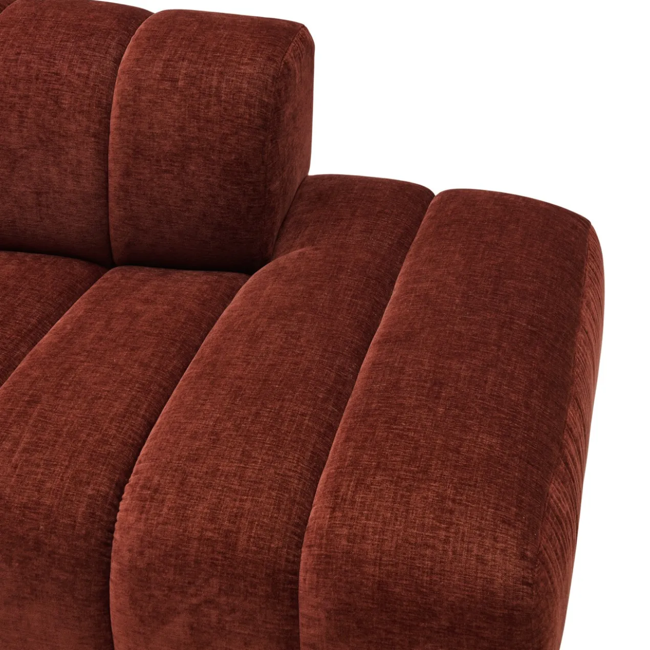 Hoekbank Dolce XL home burgundy links