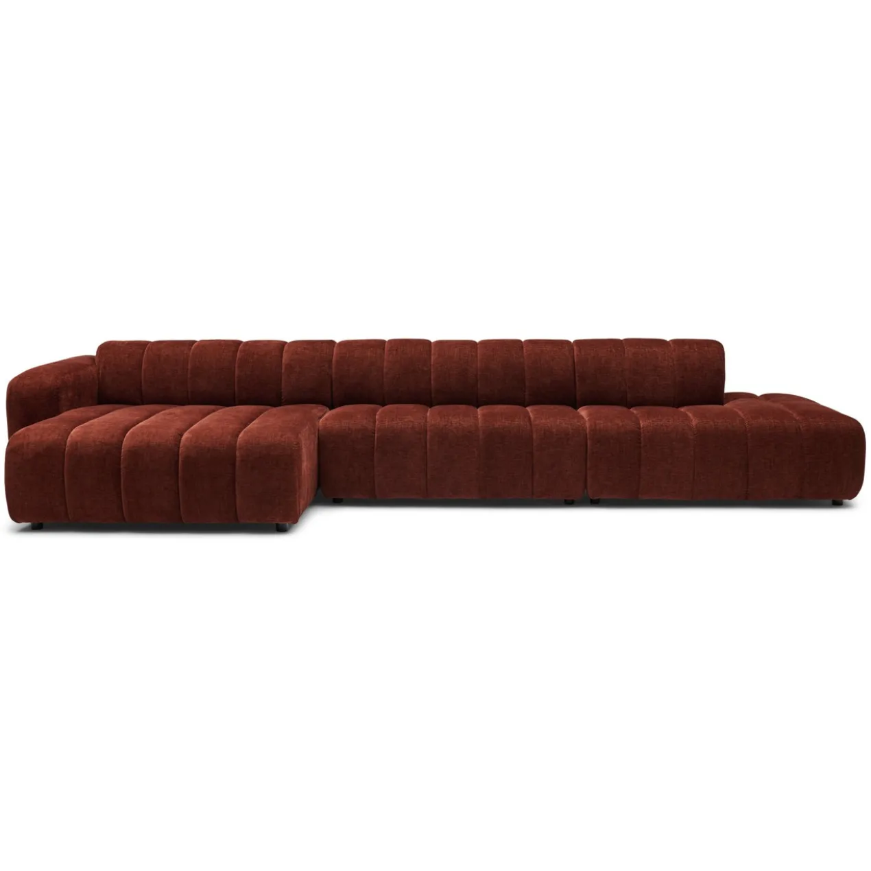 Hoekbank Dolce XL home burgundy links