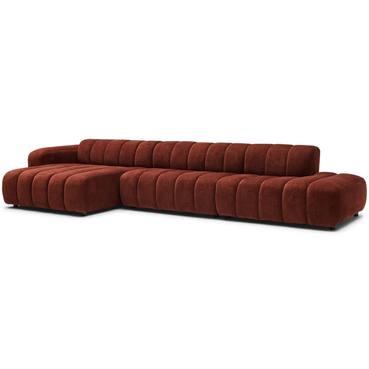 Hoekbank Dolce XL home burgundy links