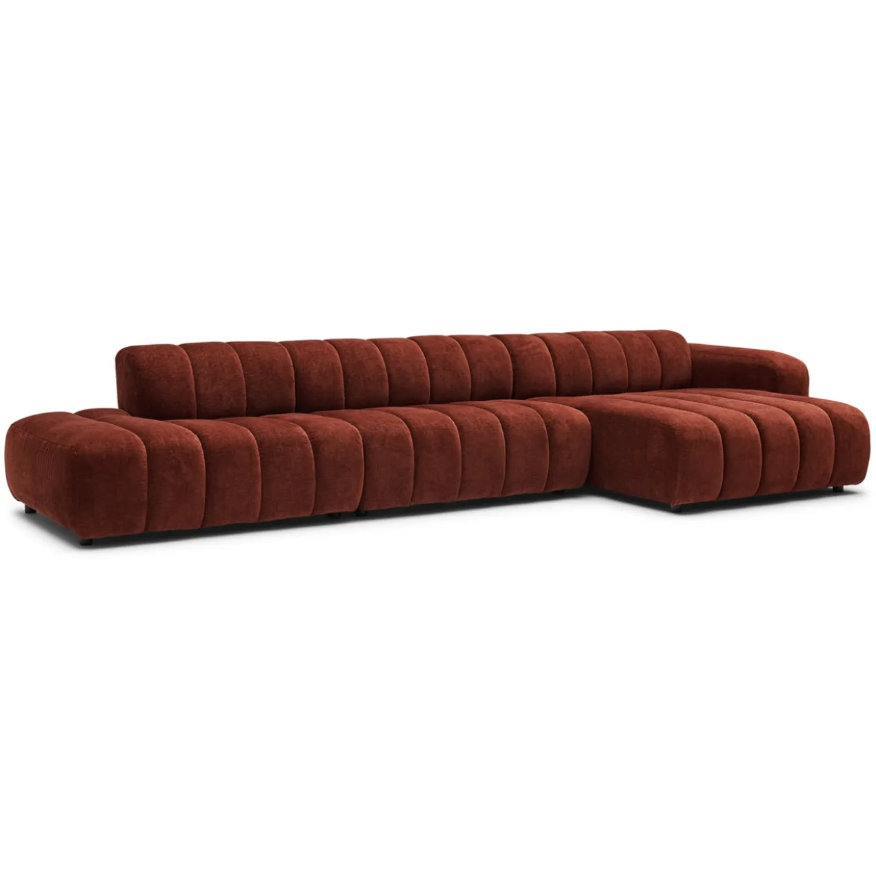Hoekbank Dolce XL home burgundy rechts