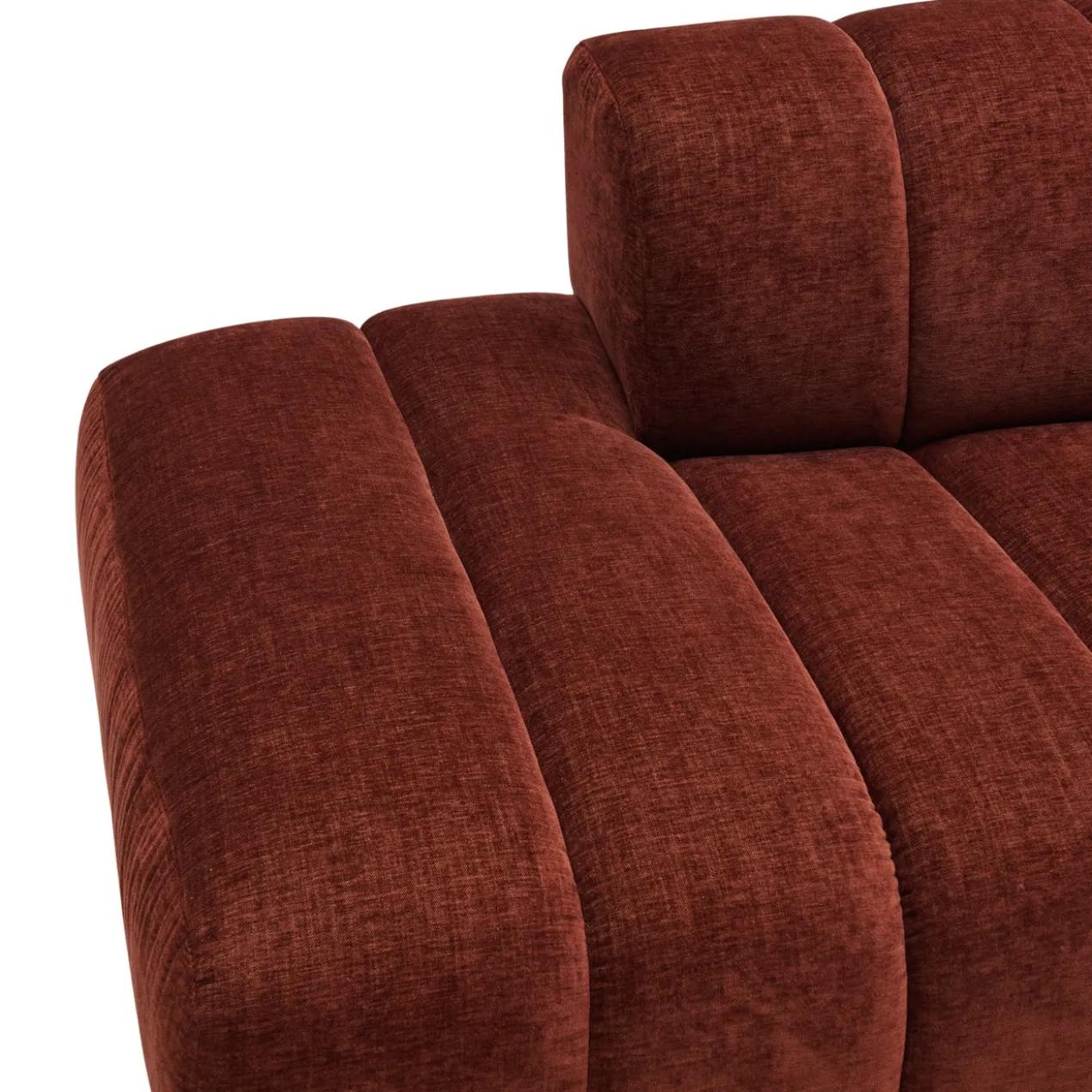 Hoekbank Dolce XL home burgundy rechts