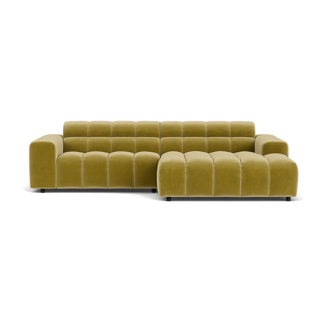 Hoekbank Dot divan rechts royal pistachio