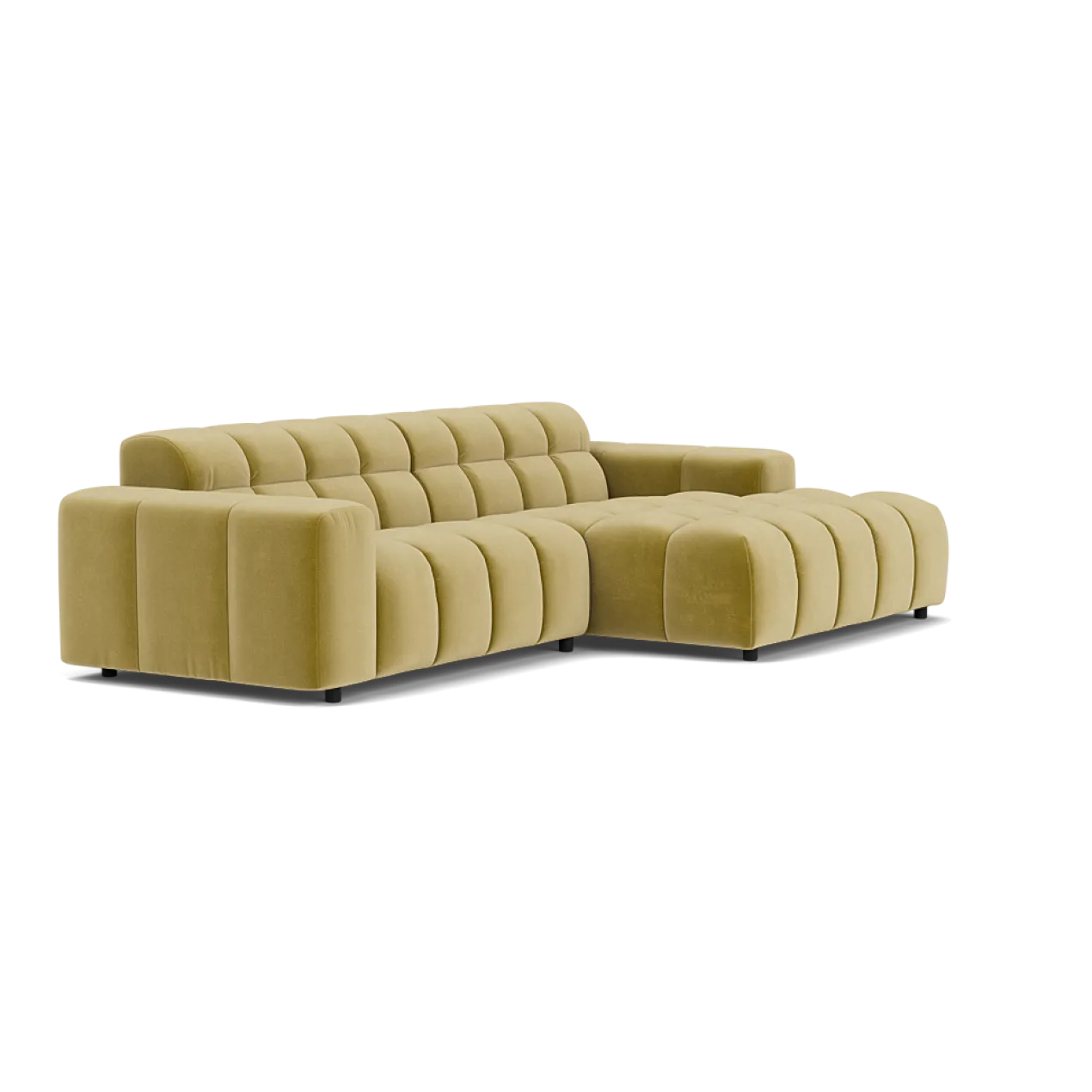 Hoekbank Dot divan rechts royal pistachio