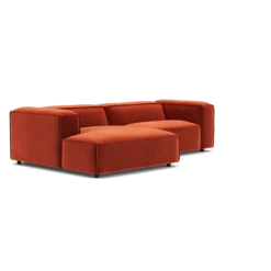 Hoekbank Dunbar divan links royal safron