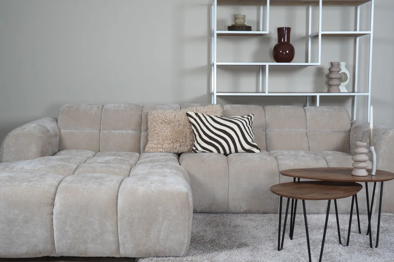 Hoekbank Emma la vie 170 beige links