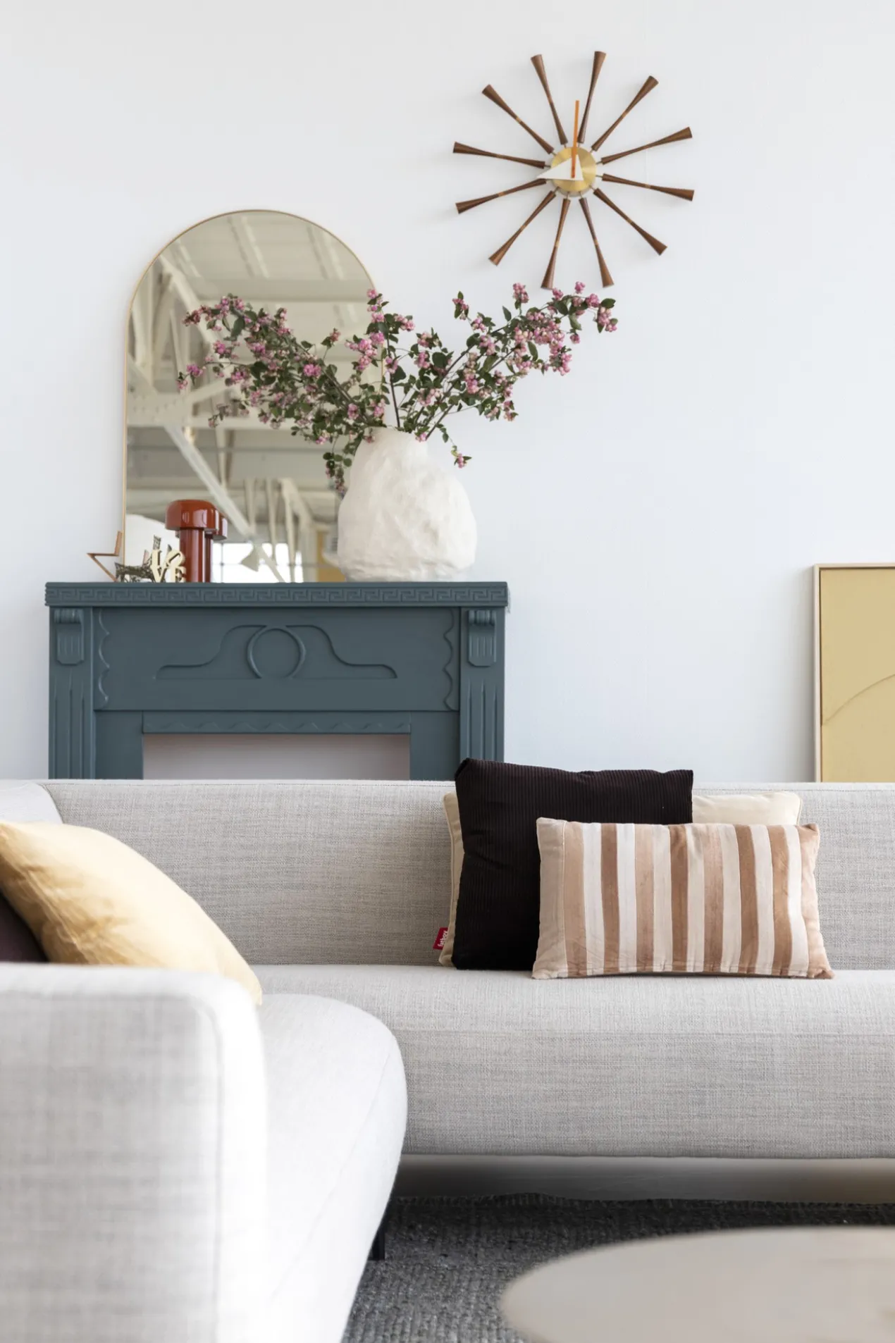 Hoekbank Fay links beige