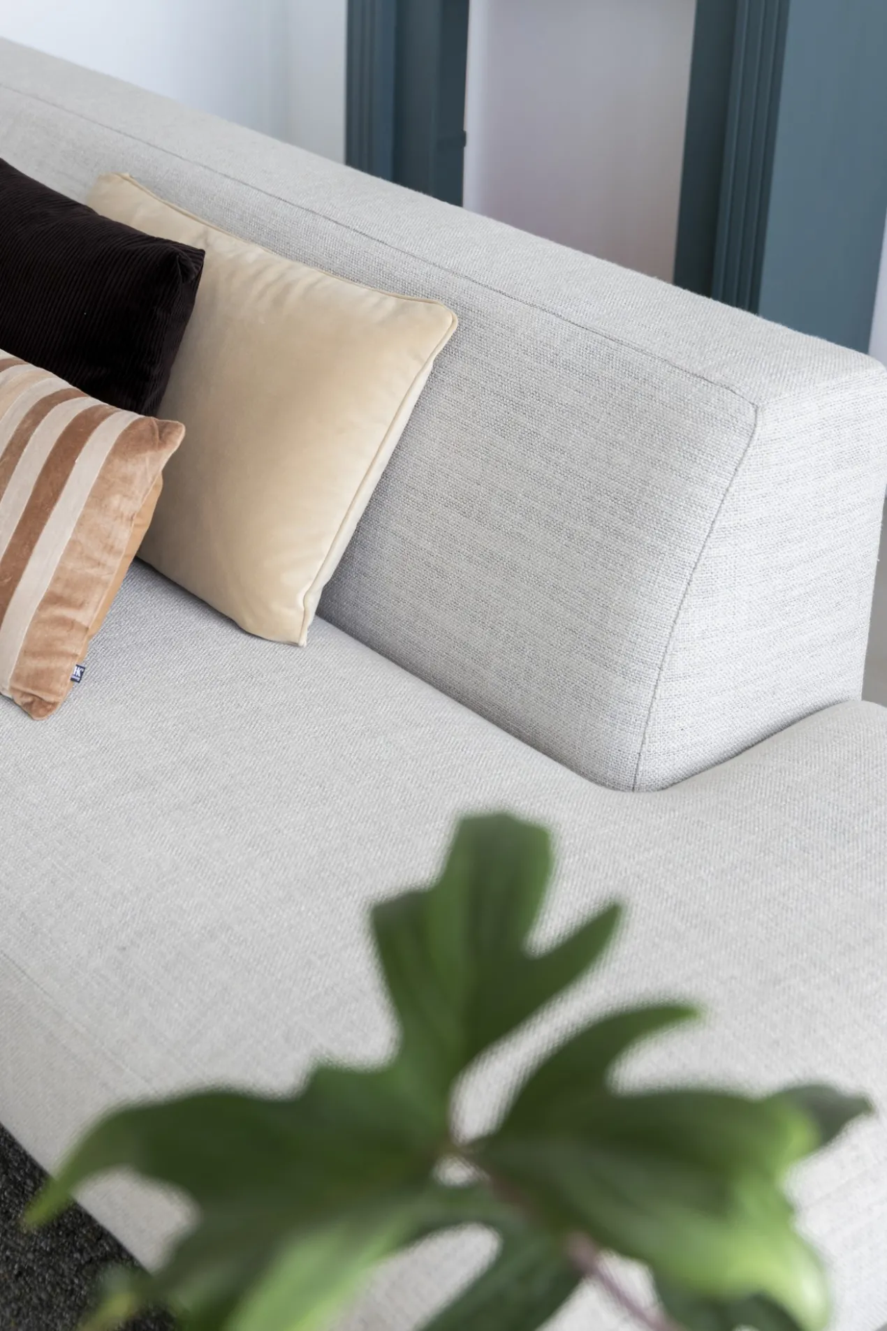 Hoekbank Fay links beige