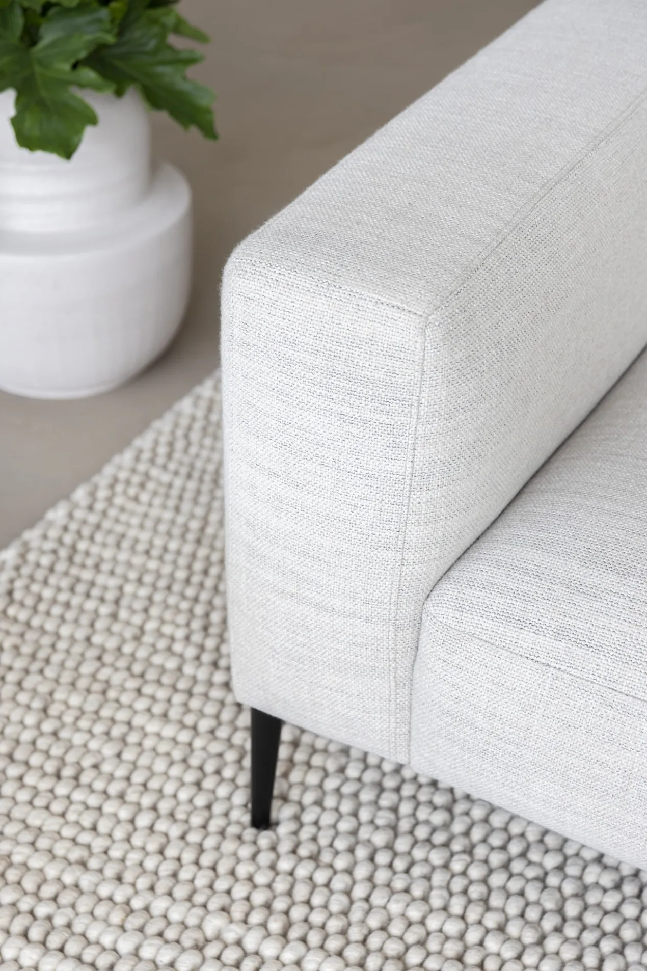 Hoekbank Fay links beige