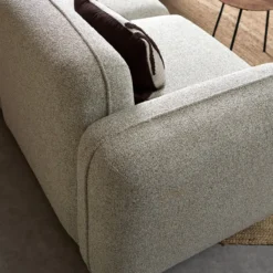 Hoekbank Lino beige chaise longue rechts