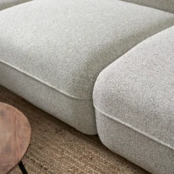 Hoekbank Lino beige chaise longue links
