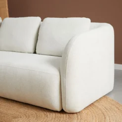 Hoekbank Liora beige chaise longue links