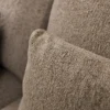 Hoekbank Lusaro taupe chaise longue rechts