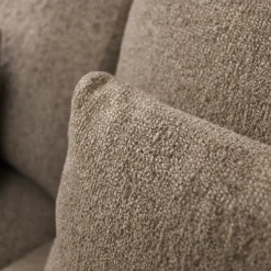 Hoekbank Lusaro taupe chaise longue links