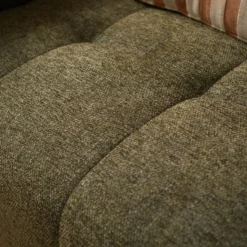 Hoekbank Nova groen chaise longue links
