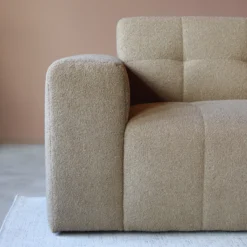 Hoekbank Nova Taupe Chaise Longue Rechts