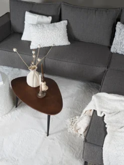 Hoekbank Ron boucle brown rechts