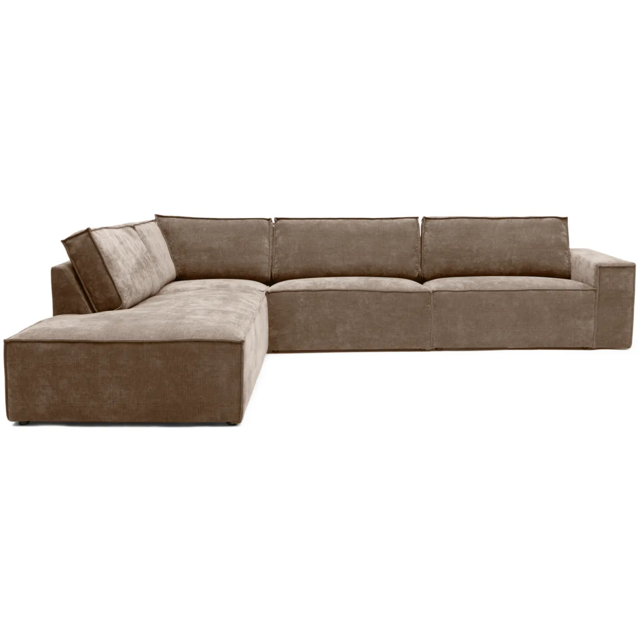 Hoekbank Segment links be cotton beige