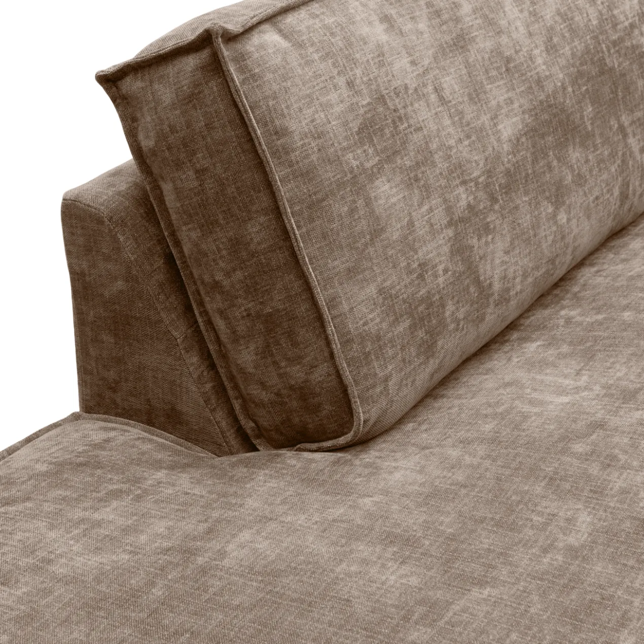 Hoekbank Segment links be cotton beige