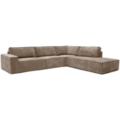 Hoekbank Segment rechts be cotton beige