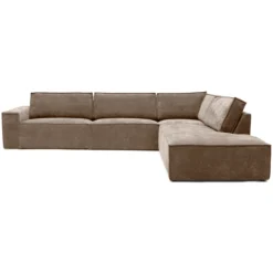 Hoekbank Segment rechts be cotton beige