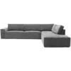 Hoekbank Segment rechts be cotton grey