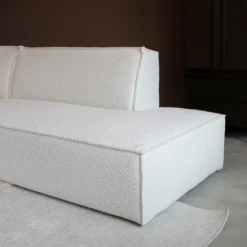 Hoekbank Sorello off-white chaise longue links