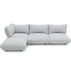 Hoekbank Sumo boucle recycled grey melange