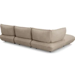 Hoekbank Sumo boucle recycled brown melange