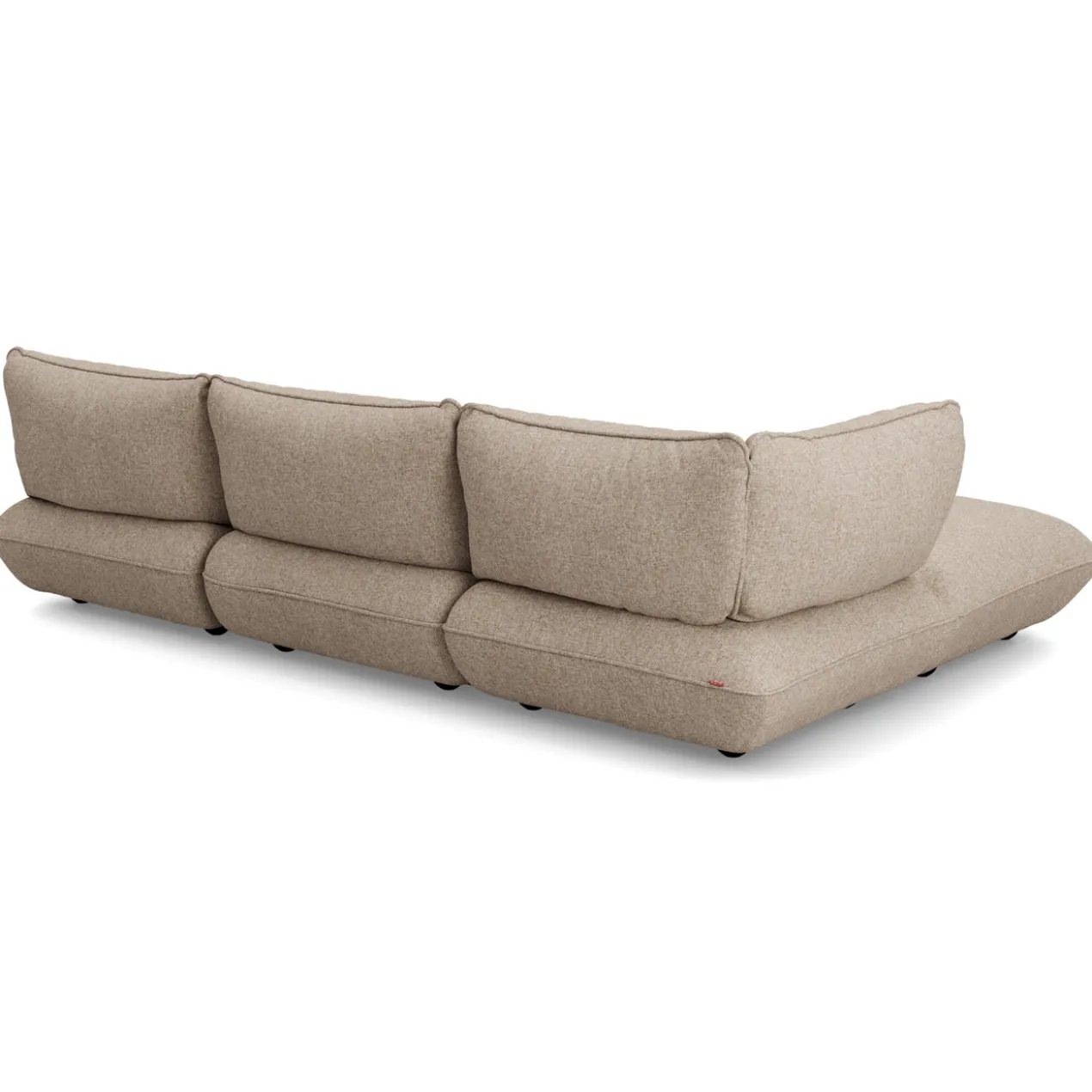 Hoekbank Sumo boucle recycled brown melange