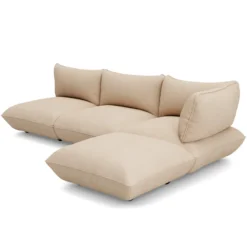 Hoekbank Sumo rechts cord recycled beige