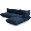 Hoekbank Sumo rechts cord recycled deep blue