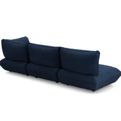 Hoekbank Sumo rechts cord recycled deep blue
