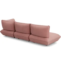 Hoekbank Sumo rechts cord recycled soft pink