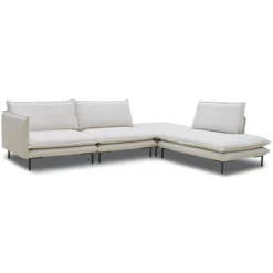 Hoekbank Twin open essence champagne rechts