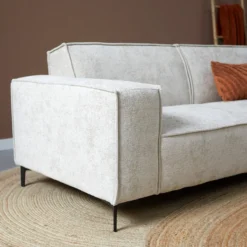 Hoekbank Valora beige chaise longue rechts