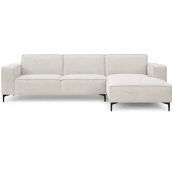 Hoekbank Valora beige chaise longue rechts