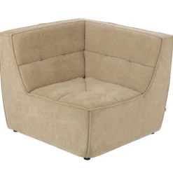 Hoekelement Grid Donkerbeige