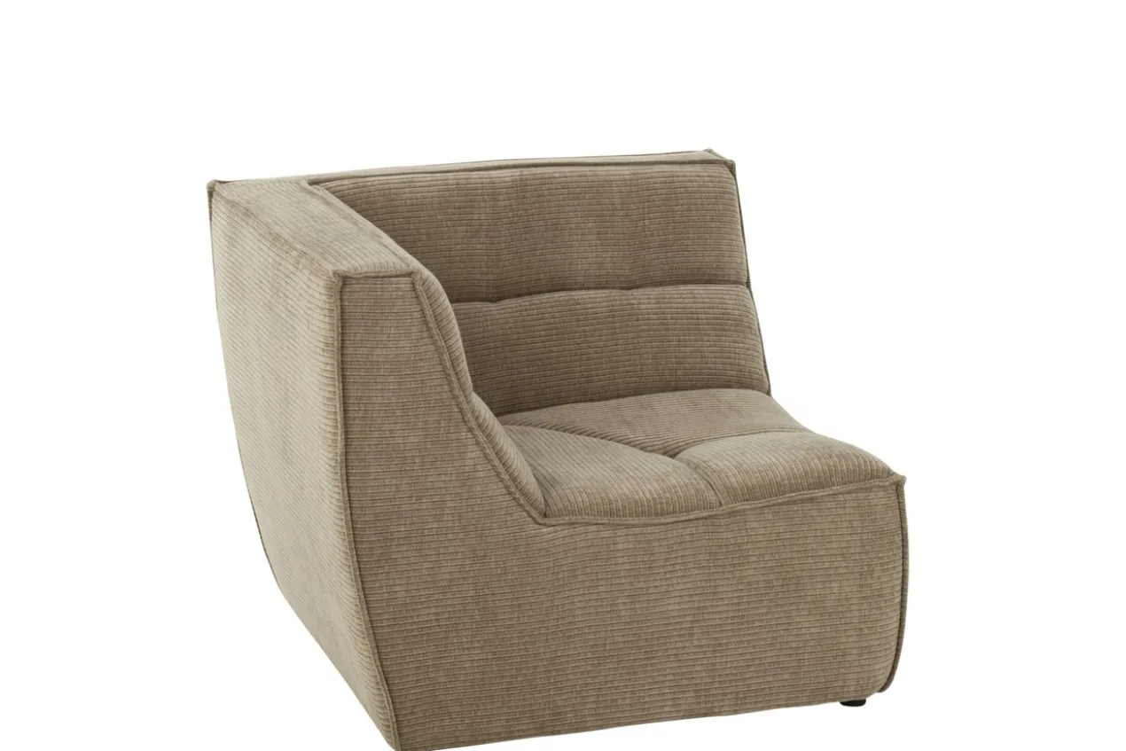 Hoekelement Grid Taupe