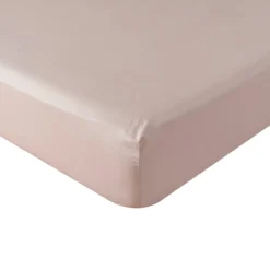 Hoeslaken Cotton Satin 160x200+35 cm misty rose